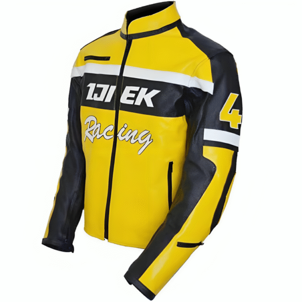 DEAD RISING 2 CHUCK IJIEK GREENE RACING YELLOW HUNTING JACKET - Image 4