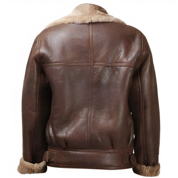 Women Pilot Flying Bomber B3 Leather Jacket - Image 3