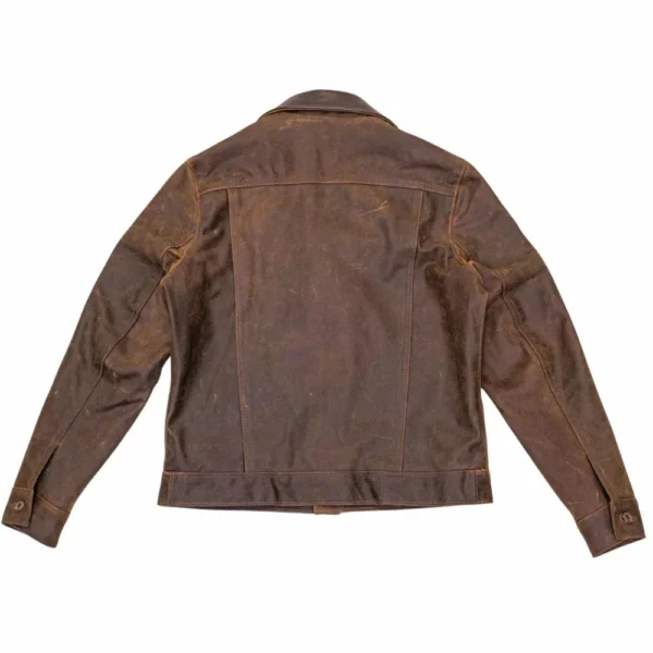 Charles Brown Cowboy Leather Jacket - Image 5
