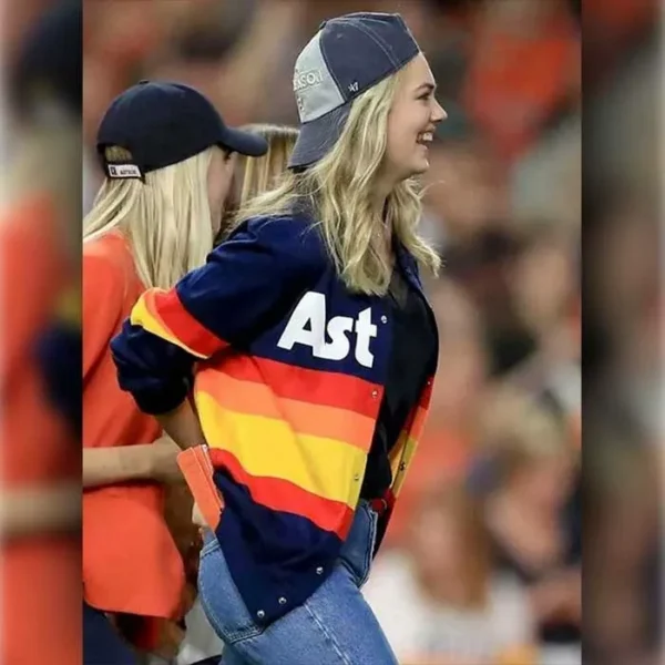 Rainbow Kate Upton Astros Jacket - Image 4