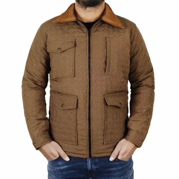 John Dutton Yellowstone Quilted Jacket - Image 3
