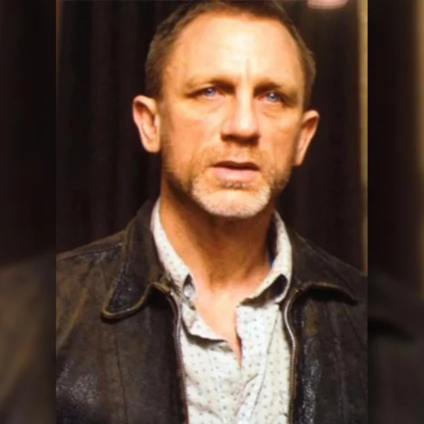 Daniel Craig Skyfall Leather Jacket - Image 4