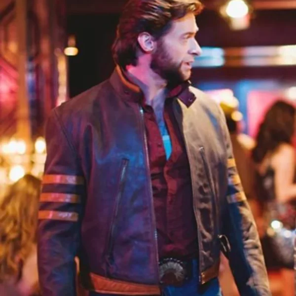 X Men Origins Wolverine Leather Jacket - Image 6